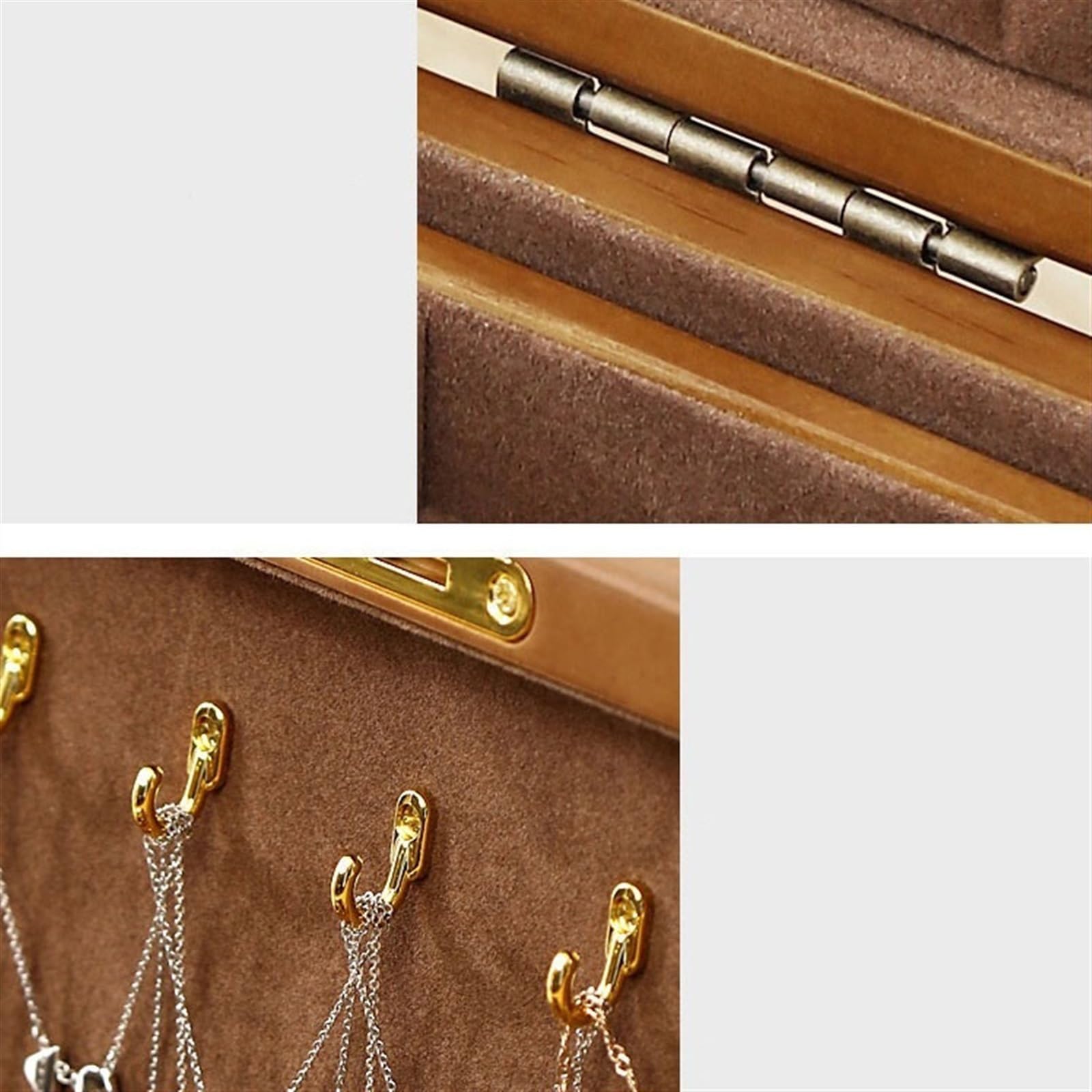 Jewelry Box Organizer Jewelry Box Earrings Earrings Necklace Watch Hand Jewelry Wooden Storage Box Jewelry Organizer Small (A S) (A S)