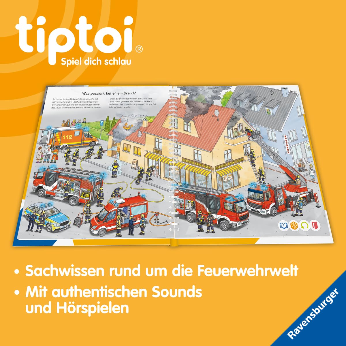 tiptoi® Wieso? Weshalb? Warum? Bei der Feuerwehr