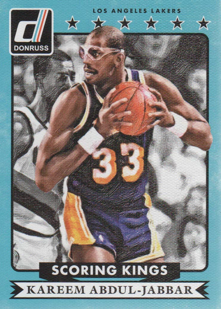 2014-15 Donruss Scoring Kings #15 Kareem Abdul-Jabbar Los Angeles Lakers