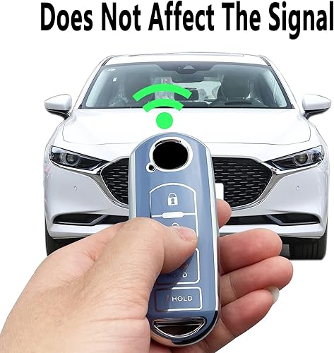Miniatura 5 de ShuDay Key Fob Case Cover Compatible With Mazda 368 Atenza Miata Mx-5 Cx-3 Cx-5 Cx-7 Cx-9 Rx-8 Accessories