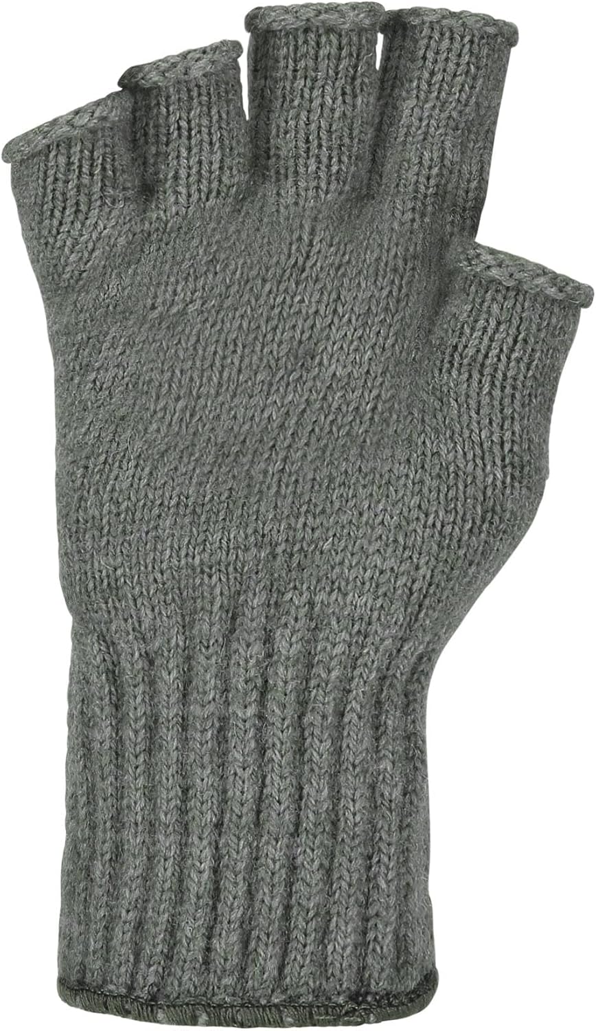 M MCGUIRE GEAR GI Wool Fingerless Glove Liners, Half Finger Glove Inserts, for Running, Hiking and Climbing - Made in USA - Image 3