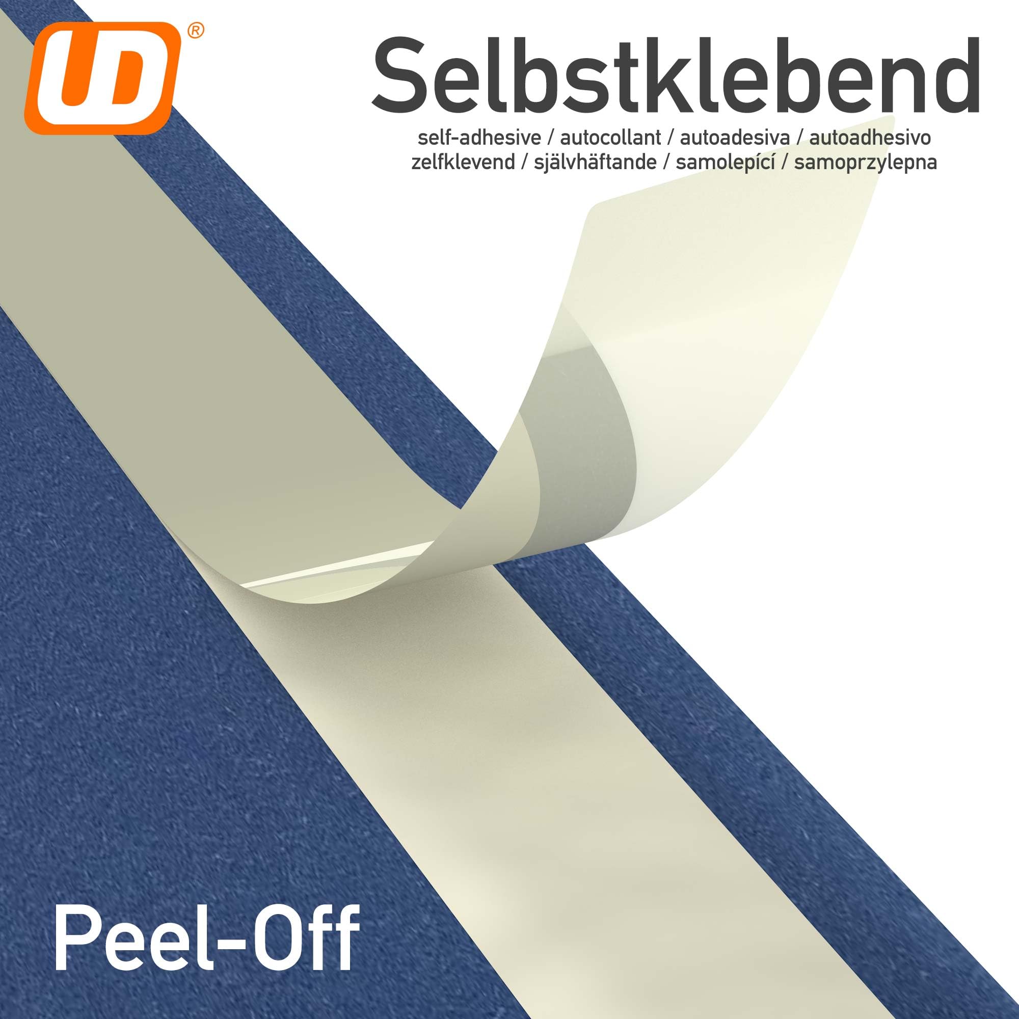 250 blaue Briefumschläge ohne Sichtfenster für hochwertige Sendungen, Einladungen & Co, Dunkelblau, Azur, selbstklebend, mit den Maßen 220 x 110 mm (DIN lang)