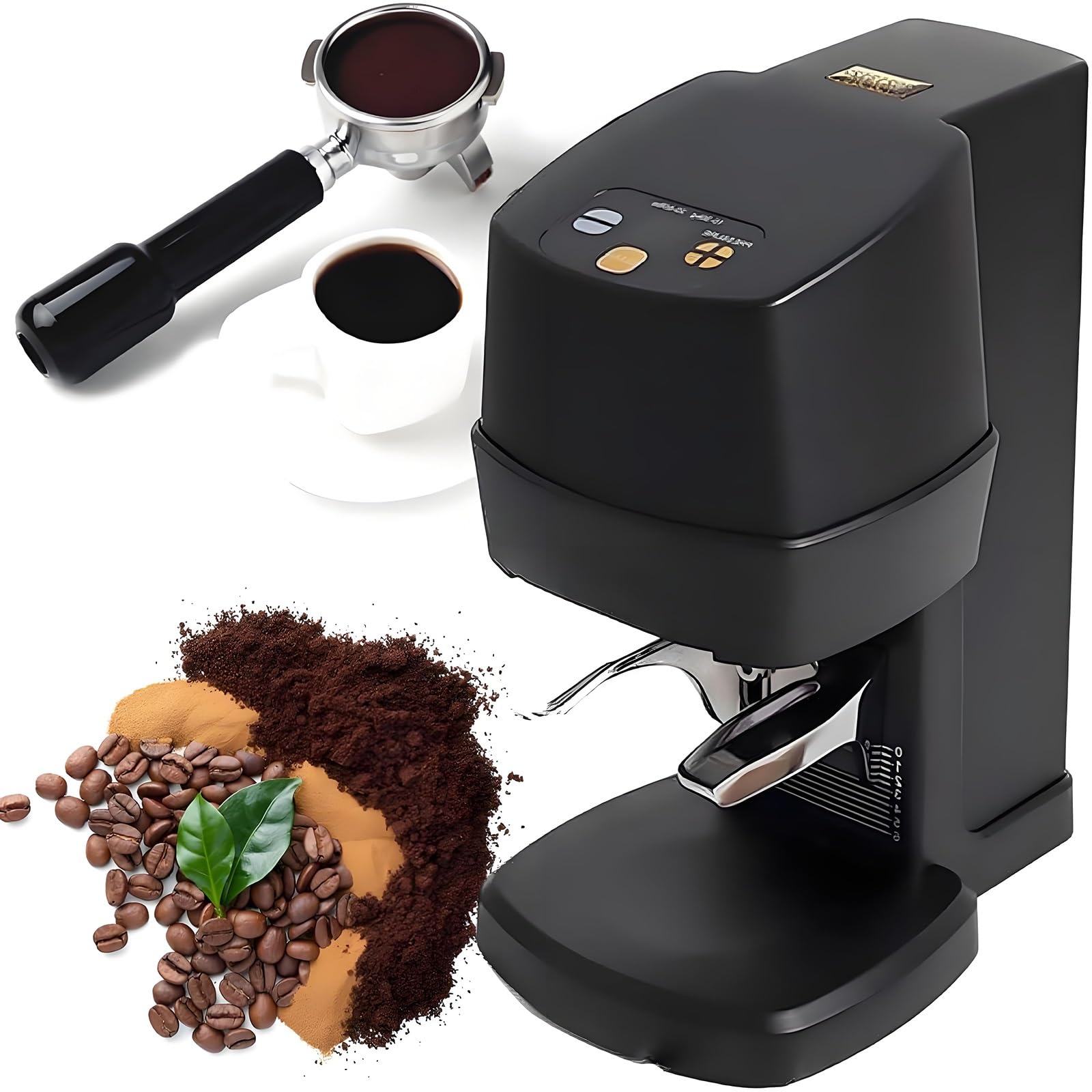 Presse-expresso automatique - Presse-expresso électrique 58 mm - Pour la maison et le commerce. Pression réglable, multi-tassage, hauteur réglable pour une large plage de réglage