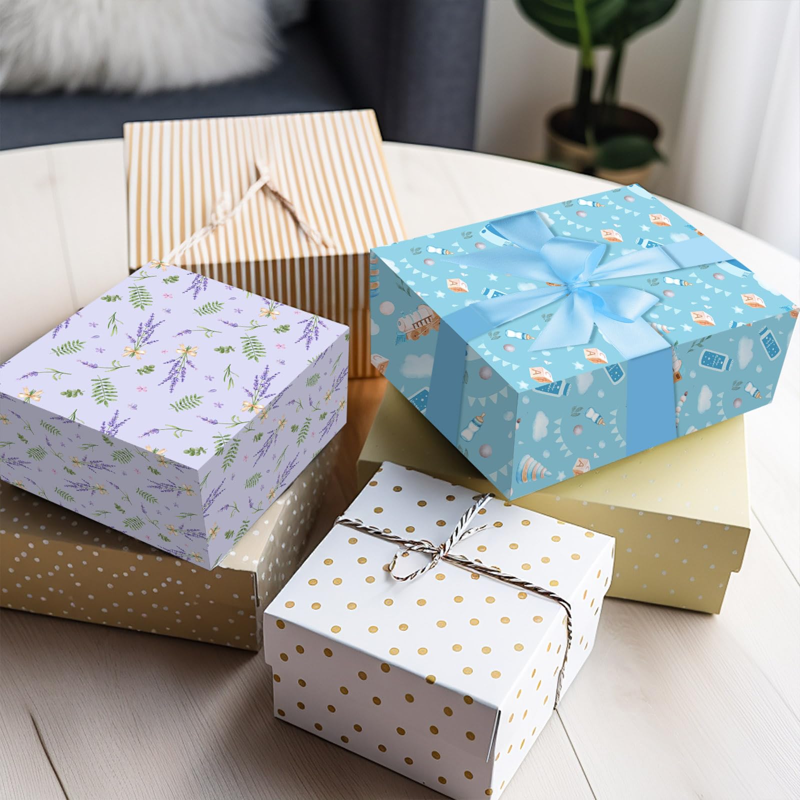 Carta Profumata per Cassetti Profumi di Talco per Bambini Lavanda 36.5x50 cm