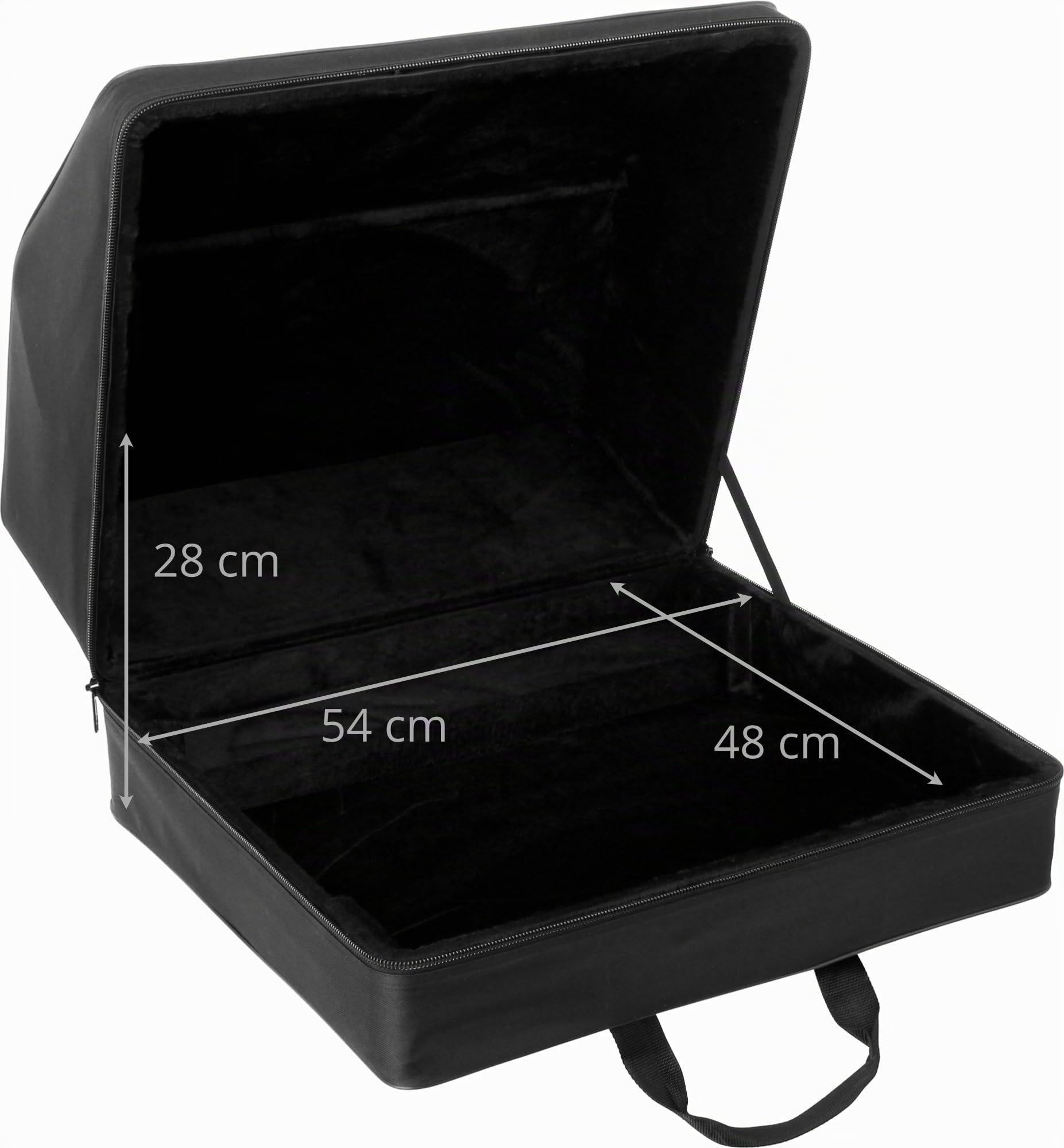 Alpenklang Carro Trolley para Acordeón 120 Bajos, Núcleo de Madera | Asa extensible y dos ruedas, Asa de transporte en la parte superior, Material exterior rígido e impermeable de nylon, Peso: 5