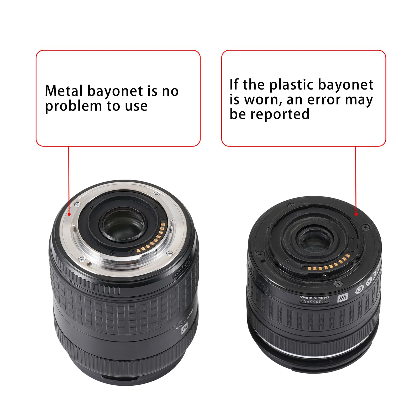 FocusFoto Vollmetall Elektronischer Autofokus Adapterring für Four Thirds 4/3 Objektiv auf Micro Four Thirds (MFT, M4/3) Mount für Olympus und für Panasonic Lumix Mirrorless Kamera wie DMW-MA1 MMF-3