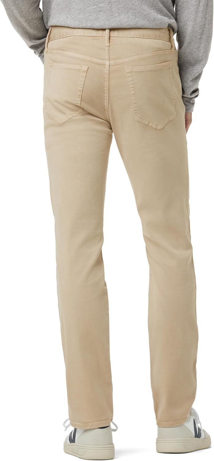 Joe's Jeans Men's Brixton Non-Denim Straight and Narrow Leg Twill Pant, Cobblestone, 36W x 34L