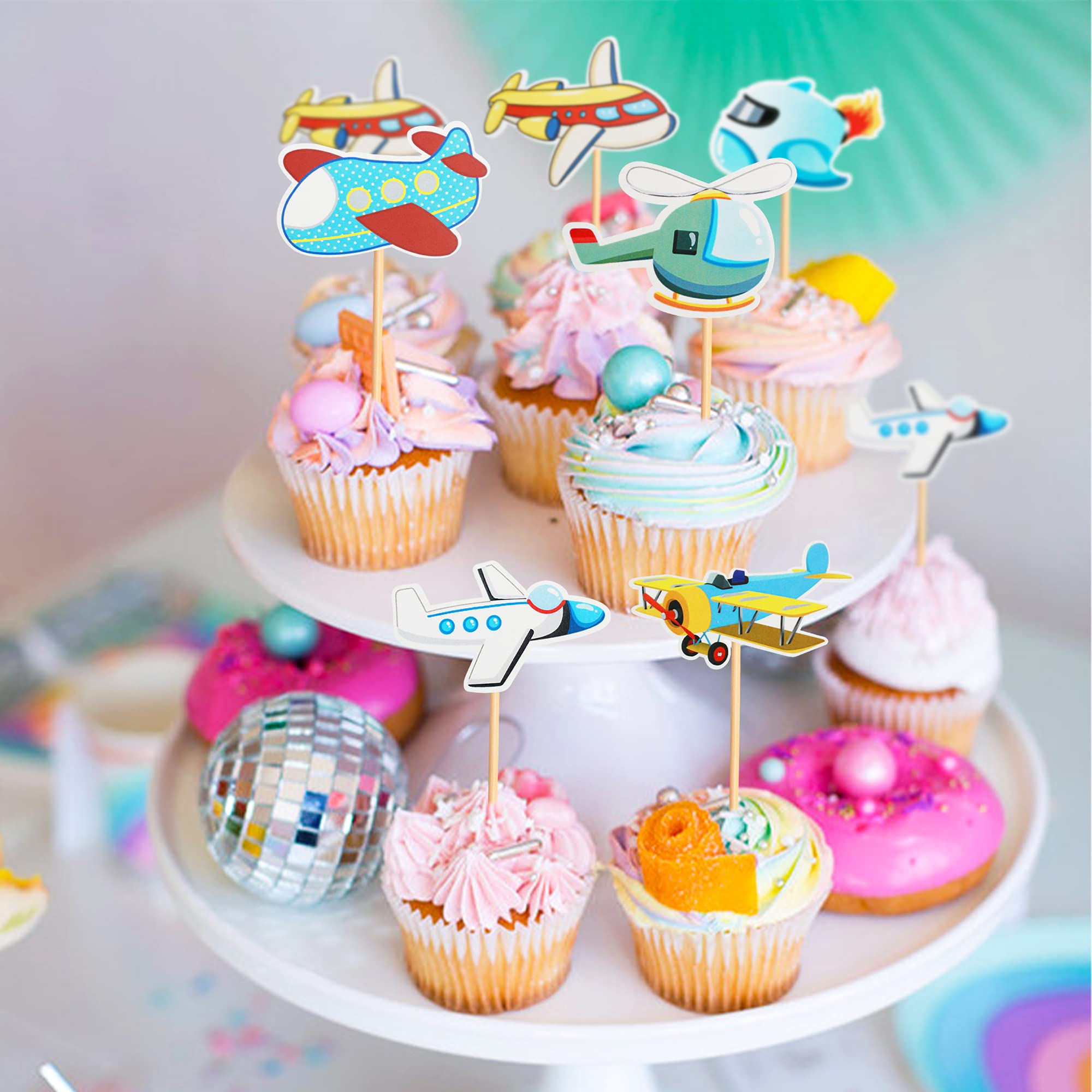 Cupcakes A Tea Giungla Per Baby Shower 12 Topper Per Cupcake Safari