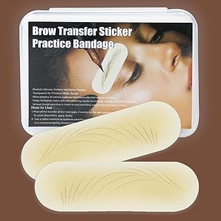Adhesivo de transferencia para piel de cejas,...