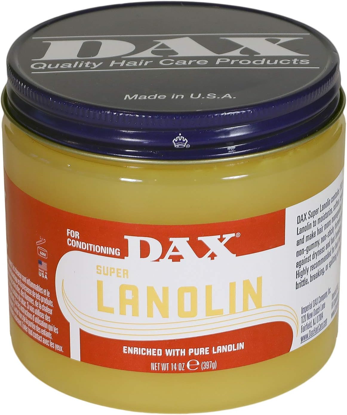 Dax Brillantine Pure Lanoline Conditioner 397 g