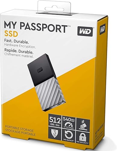 Miniatura 2 de WD Unidad portátil externa My Passport SSD de 1 TB, USB 3.1, hasta 540 MBs - WDBKVX0010PSL-WESN