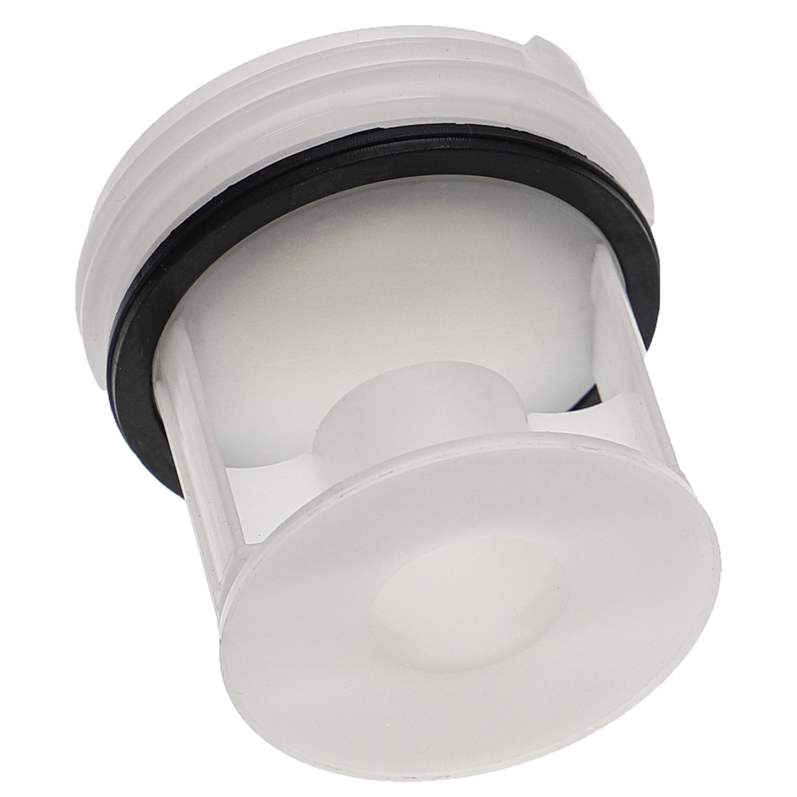Vhbw Filtro Lanugine Con Guarnizione – Compatibile Con Lavatrice Bosch WAE28465 E Simili, Ø6,2 Cm - 4