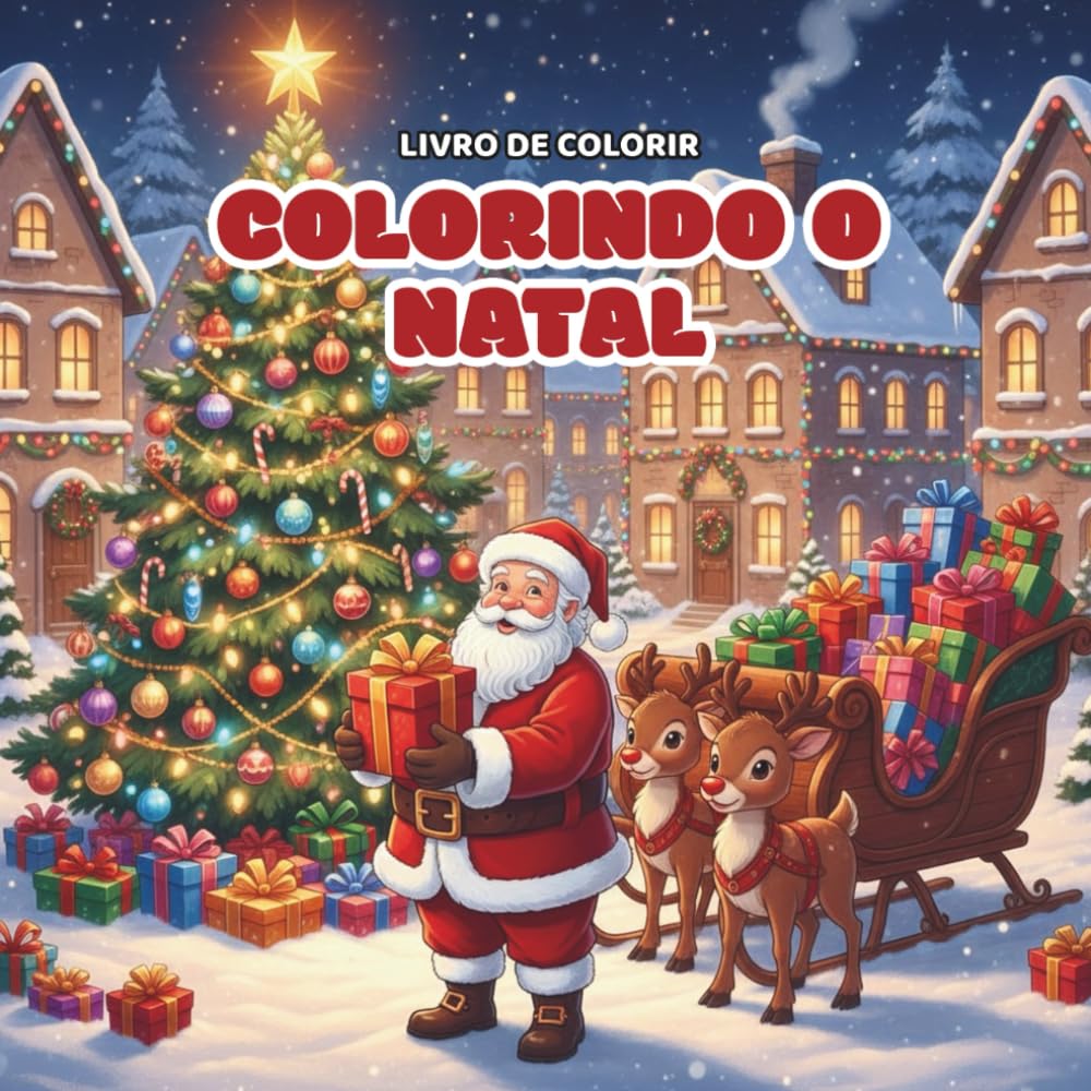 COLORINDO O NATAL: LIVRO DE COLORIR