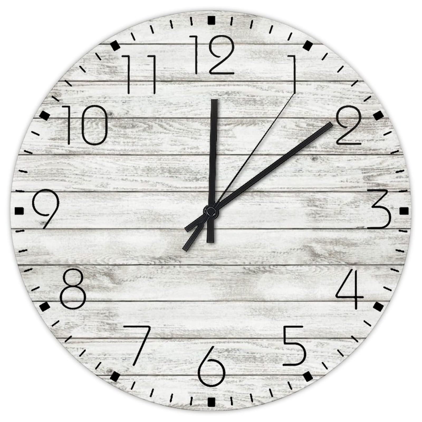 Horloge murale ronde en bois silencieuse : fini le tic-tac dans la chambre enfant
