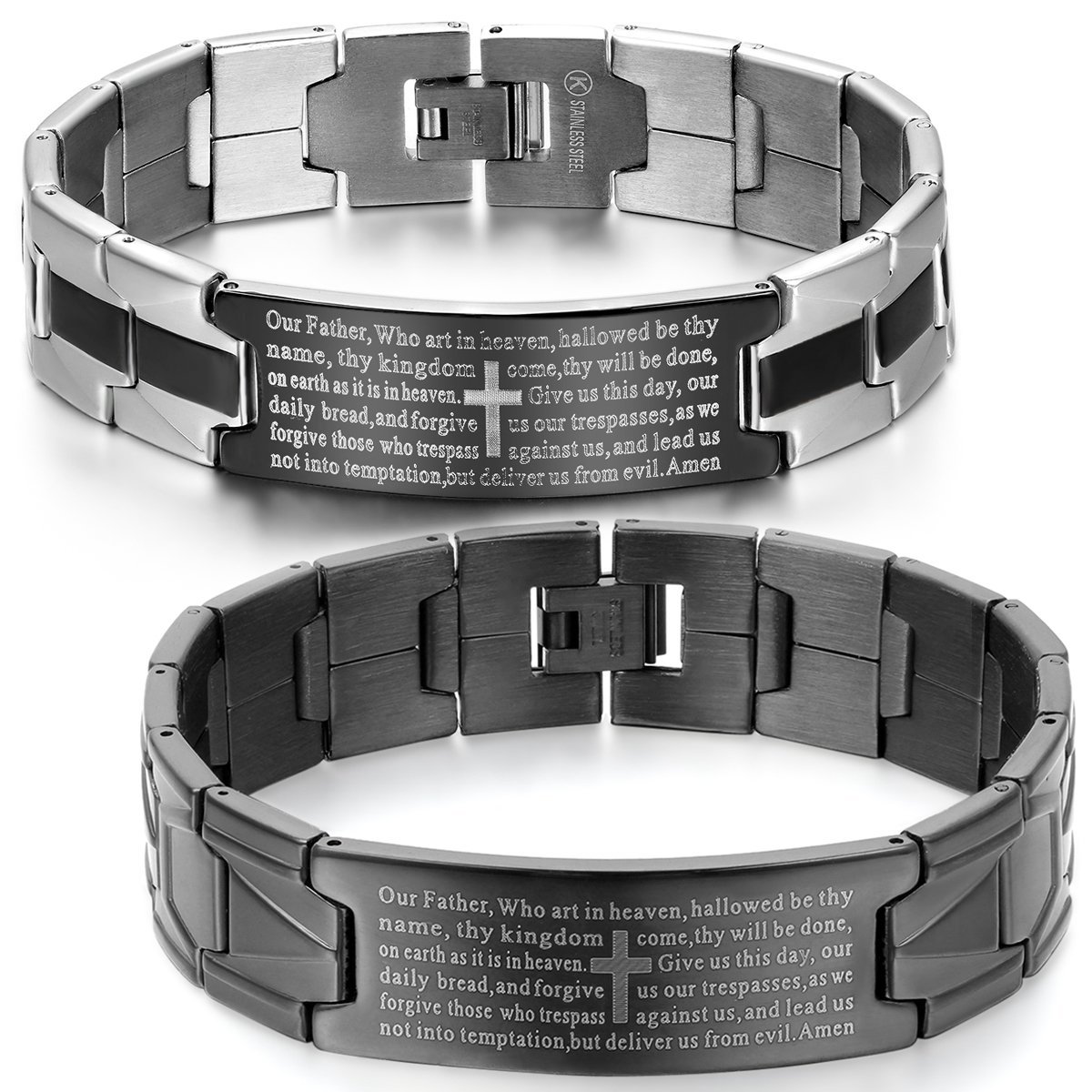 Zilveren honden armband Engelse Bulldog