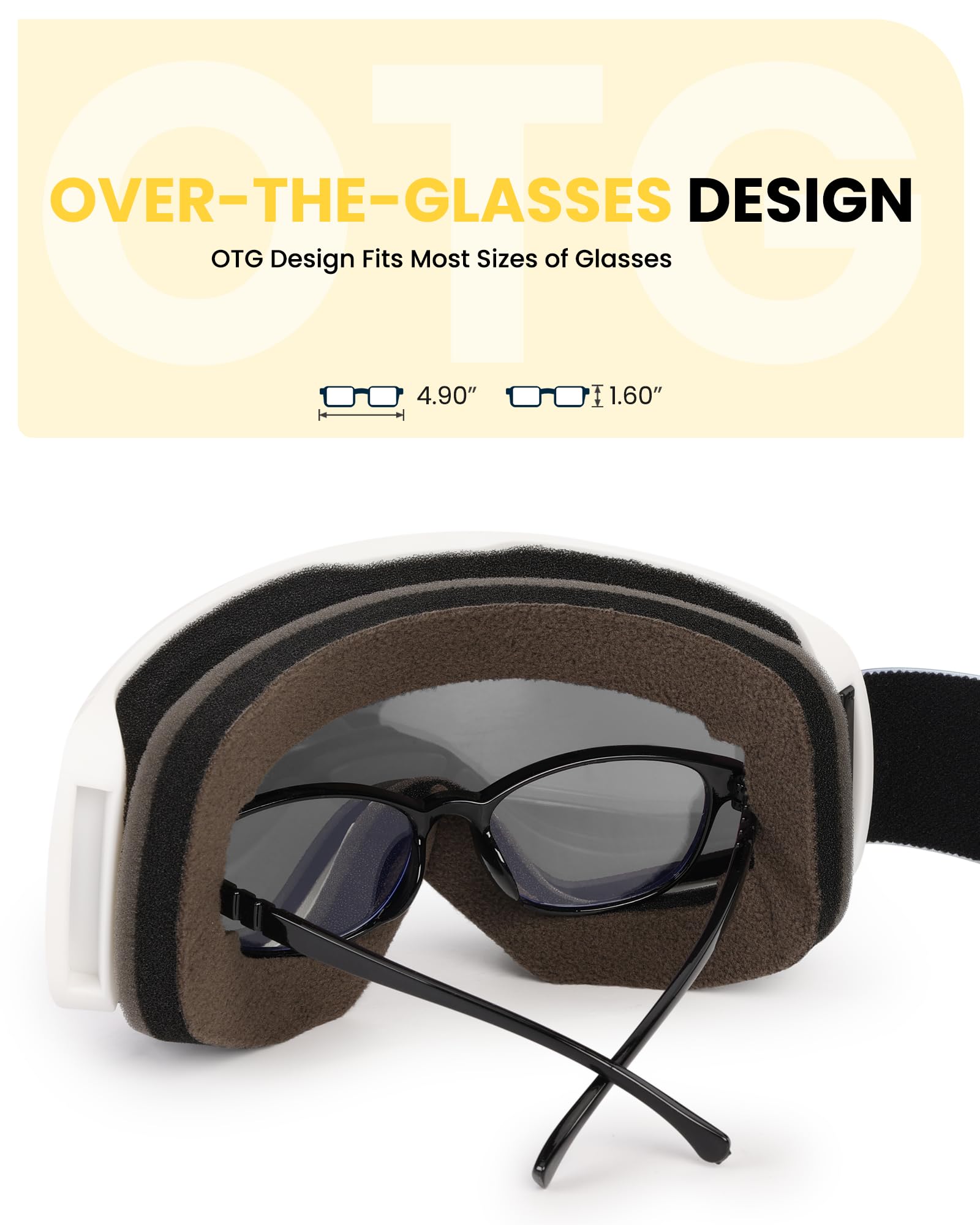 snower Gogle narciarskie Unisex Dziecko Rl60 Ski Goggles (1 w zestawie)