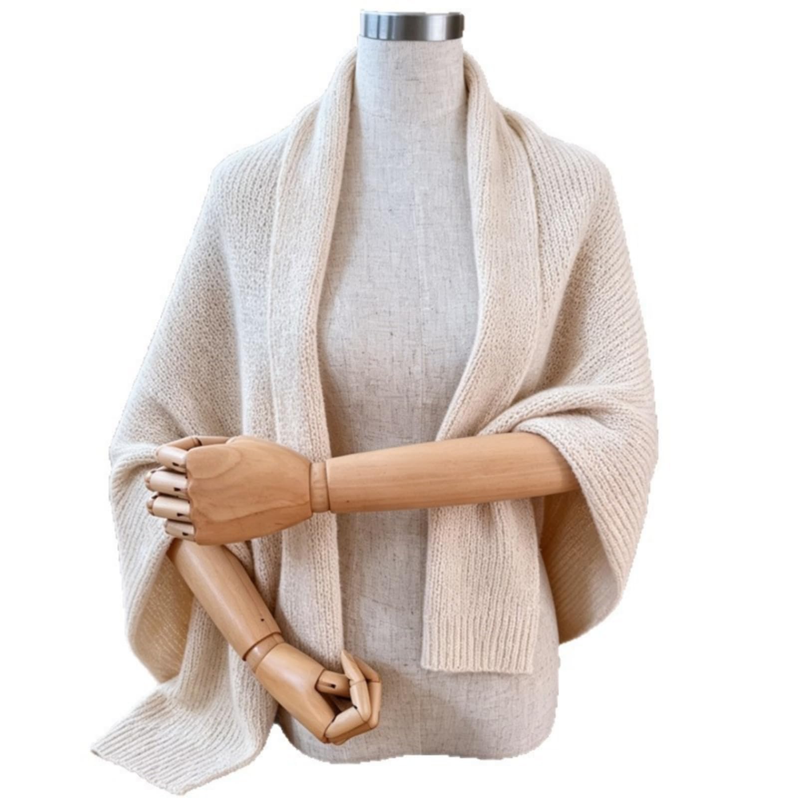 Schaufensterpuppe mit Holzarmen Stoffbezogen Schneiderbüste mit Armen Leicht Schaufensterpuppe Armen für Stylisten, Atelier