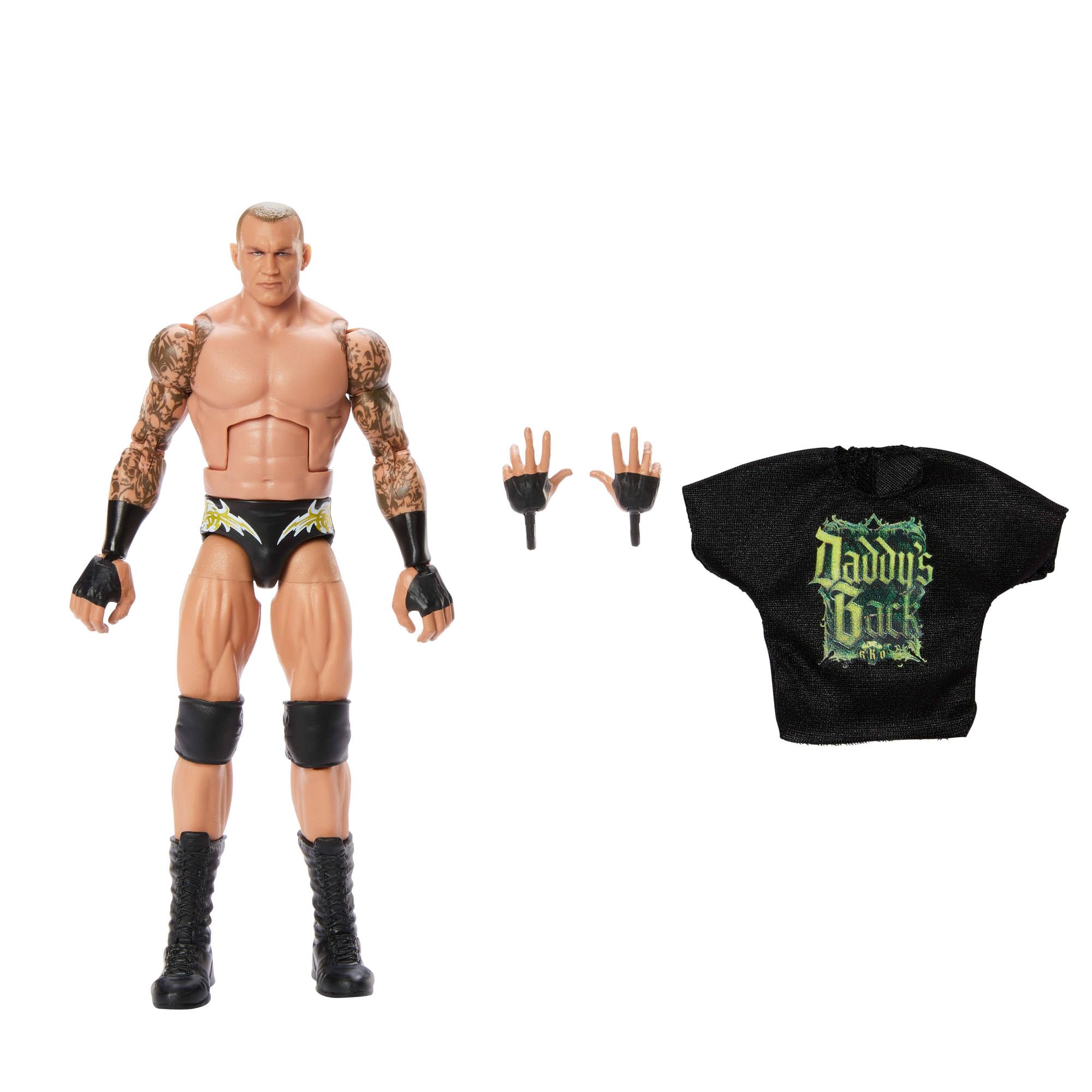 Mattel WWE Elite Action Figure & Accessories, Series #116 6-inch Collectible Randy Orton with 25 Articulation Points & Swappable Hands, JCJ06