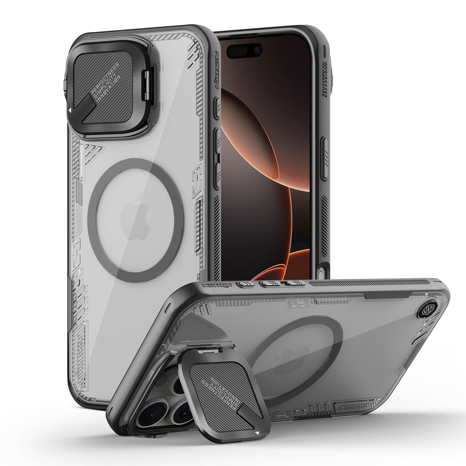 Amazon.co.jp: Nillkin Iceblade Prop iPhone 16 Pro Max ケース