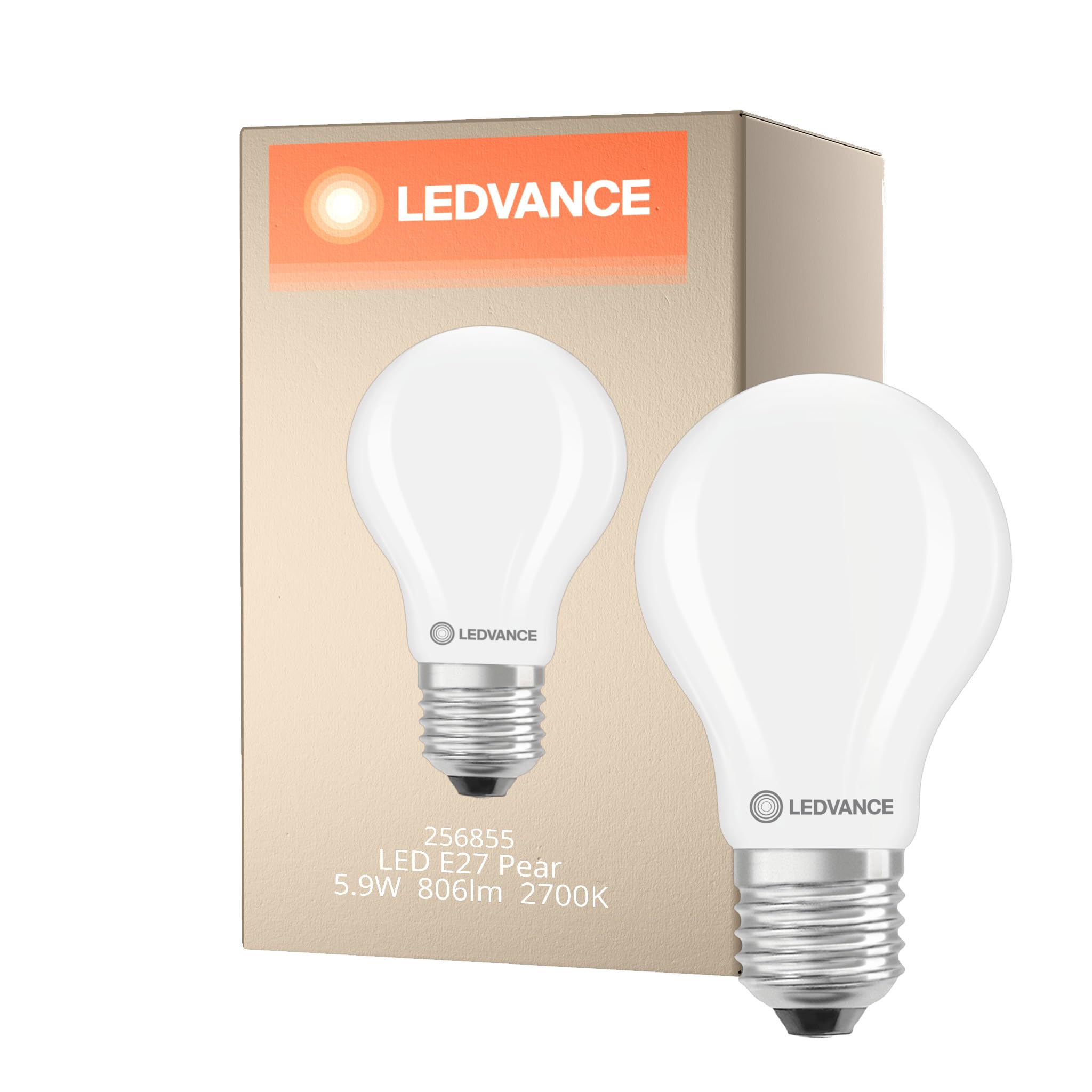 Ledvance Light Led Gls 5.9W (60W Eq.) E27 2700K Frosted