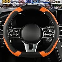 Vista 36 de Funda de cuero de microfibra en forma de D, transpirable, antideslizante, de 13.5 a 14 pulgadas, color negro