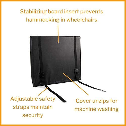 Miniatura 3 de McKesson Cojín de respaldo para sillas de ruedas y silla de oficina, soporte lumbar, espuma, 16 x 17 pulgadas, 1 unidad