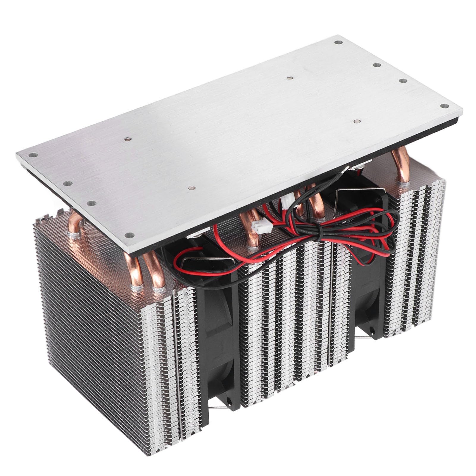 Pssopp Laborkühler-Modul, 12 V, 240 W, Tragbarer Kühlkühler mit ABS aus Aluminiumlegierung für e Räume, Industrielles -Halbleiter-Kühlsystem, Kühlung, Dual-Kühlmodul