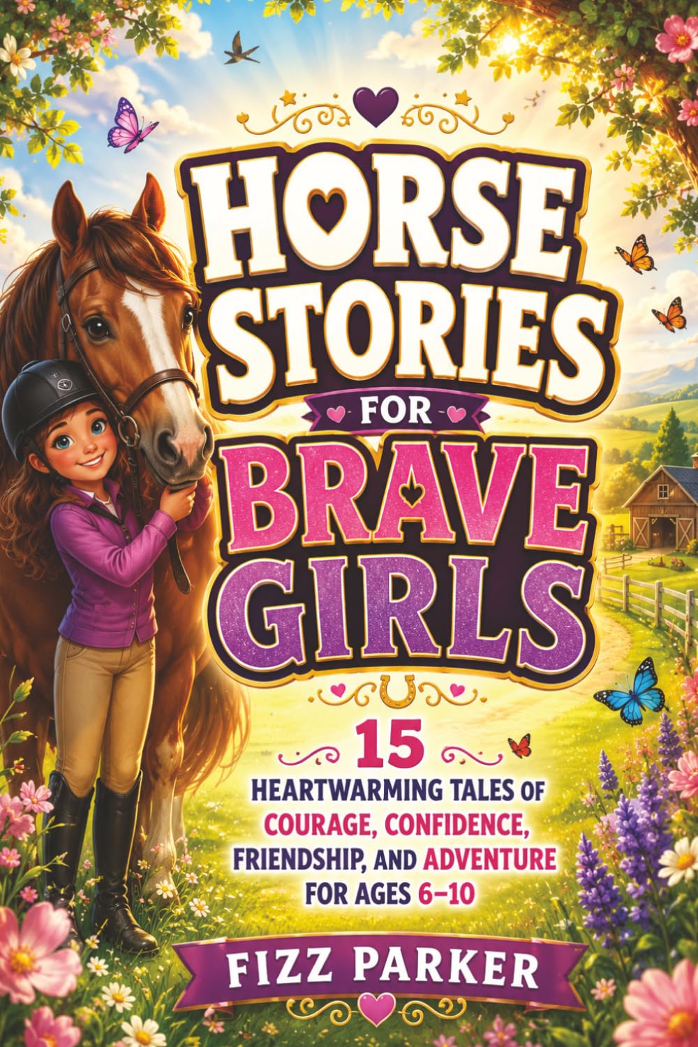 Horse Stories for Brave Girls: 15 Heartwarming Tales of Courage, Confidence, Friendship, and Adventure for Ages 6–10