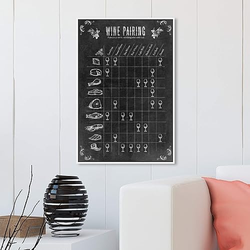 Miniatura 3 de The Oliver Gal Artist Co. - Lienzo decorativo para pared, diseño de vinos, 20.0 x 30.0 in, color negro, blanco