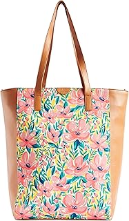 TEAL BY CHUMBAK Women's Shopper Tote Bag | Stylish Bag for Everyday use | Printed Canvas Tote Bag