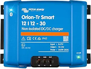 Victron Energy Orion-Tr Smart DC to DC Charger (Bluetooth) - 12/12-Volt 30 amp 360-Watt - Battery Charger for Dual Battery Systems - Non-Isolated