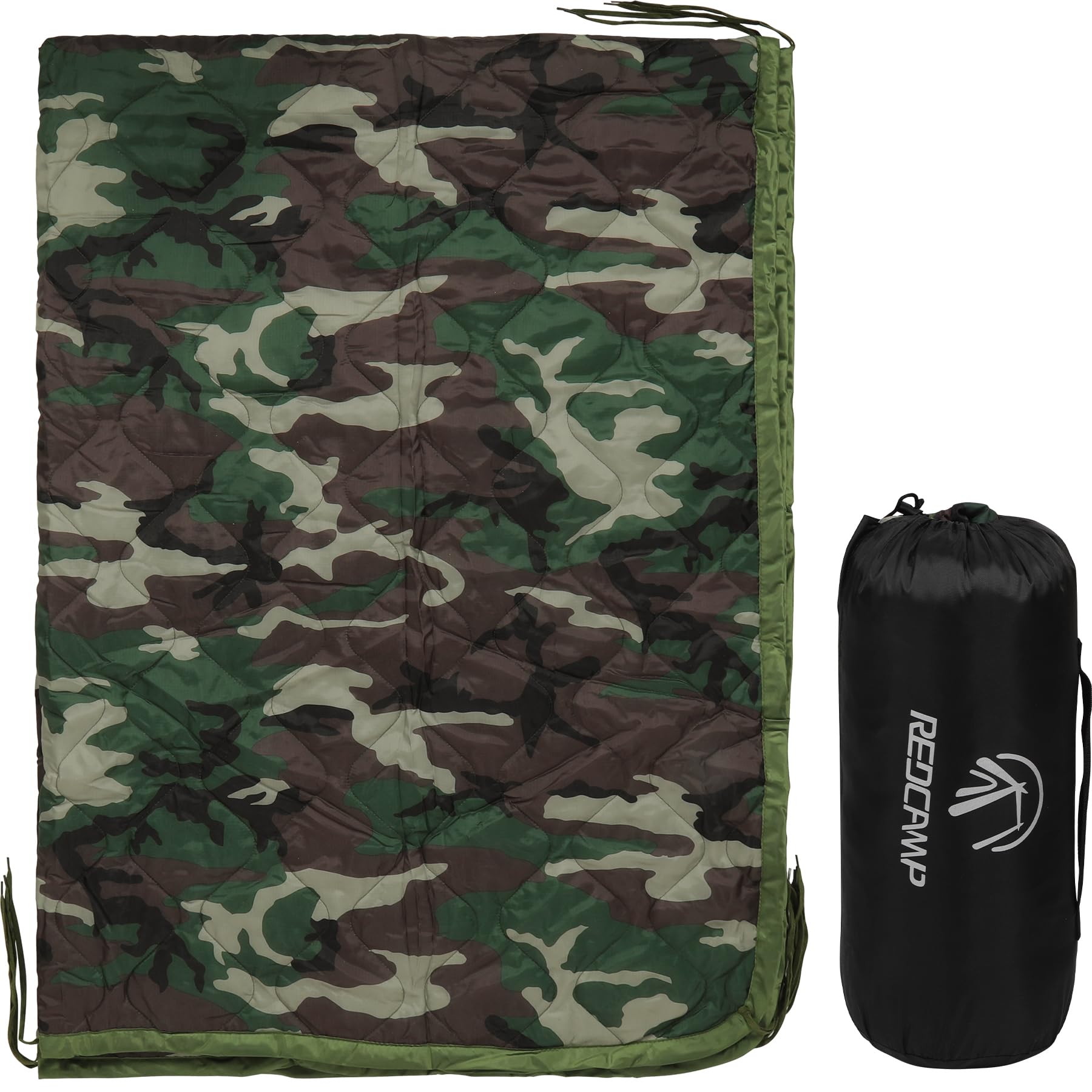 Poncho Liner REDCAMP Couverture Légère pour Randonnée et Survie en Plein Air