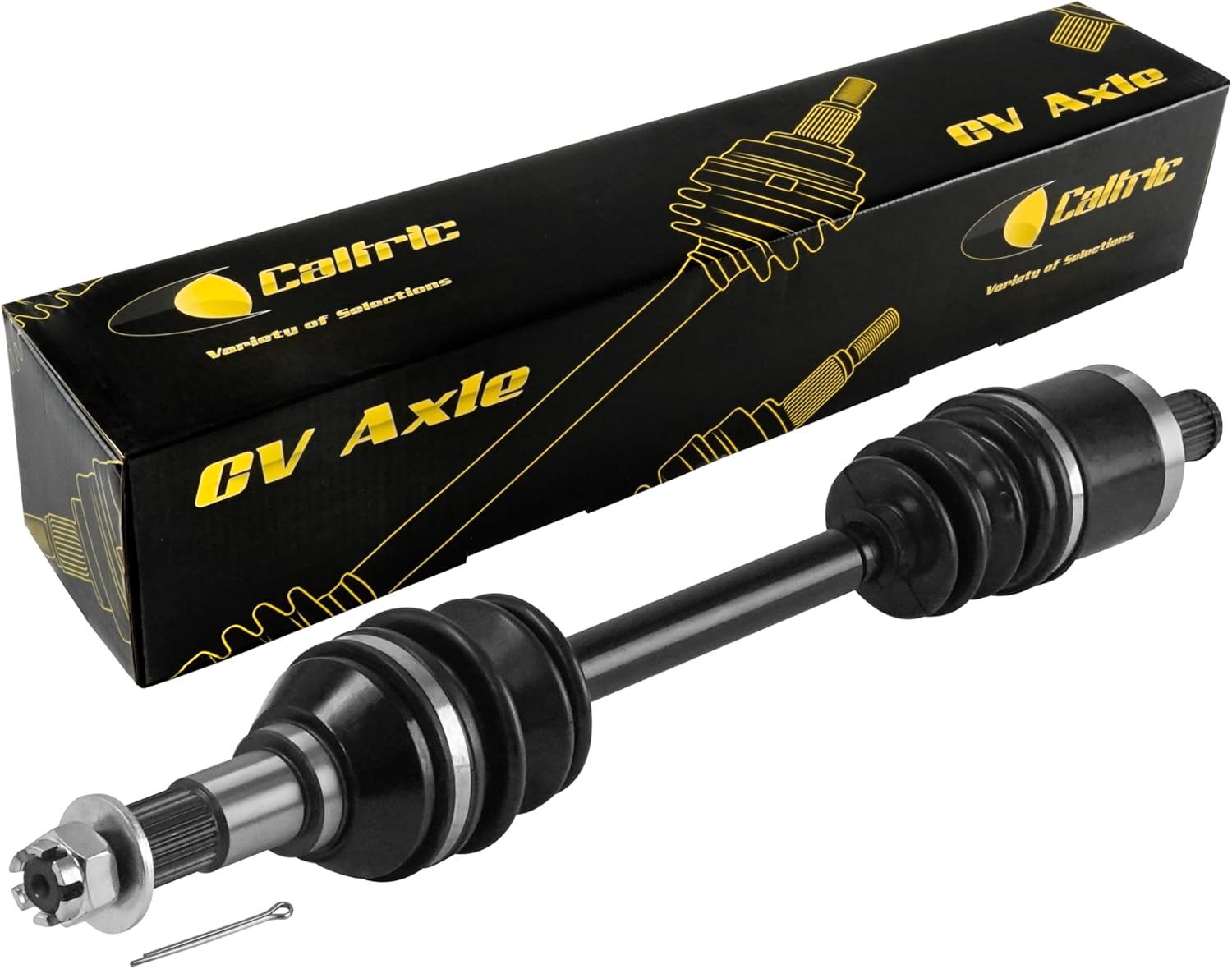 Caltric Rear Left CV Joint Axle Shaft Compatible with Can-am Outlander Max 570 2017 2018 2019 2020 Except XMR T3