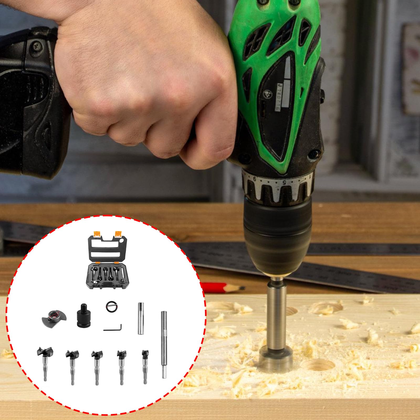 Bit Perforazione Lavorazione Del Legno Qualità Superiore Con Guida Posizionamento Chiave Ideale Per Mobili Armadio Making Hole Cutter