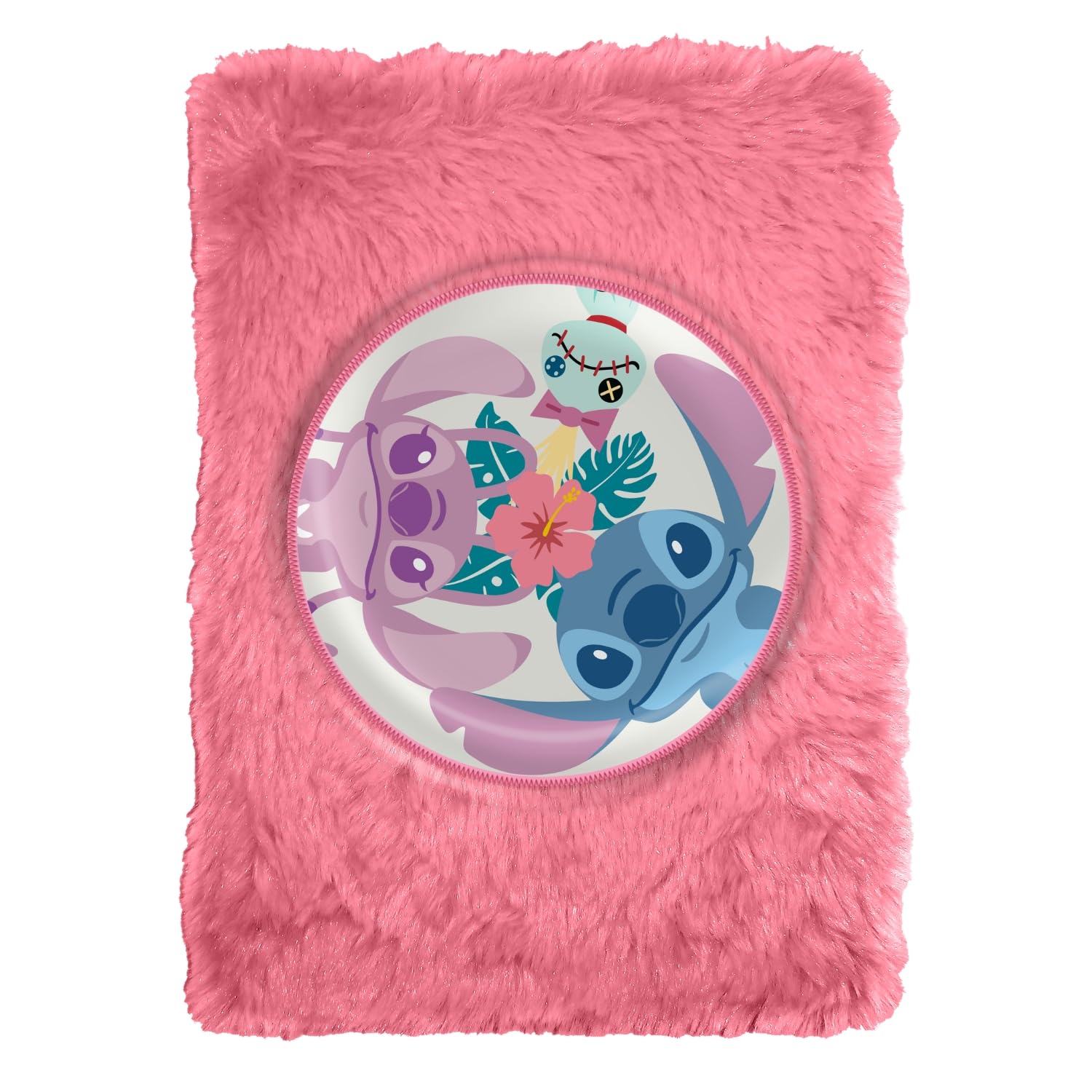 Kids Licensing - A5 Plush Notebook with Ruled Writing - Soft Stitch Children's Notebook for Girls and Boys, Ideal for Gift