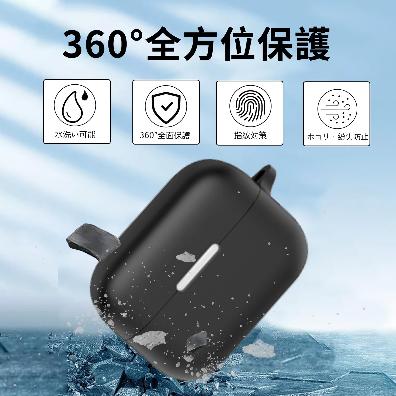 Amazon | UIUIKA For Anker Soundcore AeroClip ケース AeroClip 保護