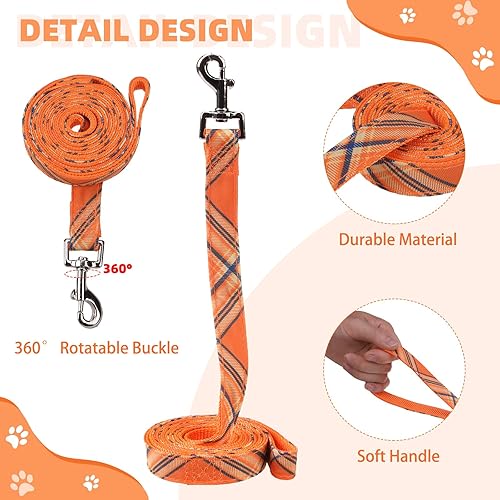 Miniatura 64 de KOOLTAIL Juego de arnés y correa para perros pequeños y medianos, arnés de malla suave sin tirones para perro, cómodo chaleco acolchado