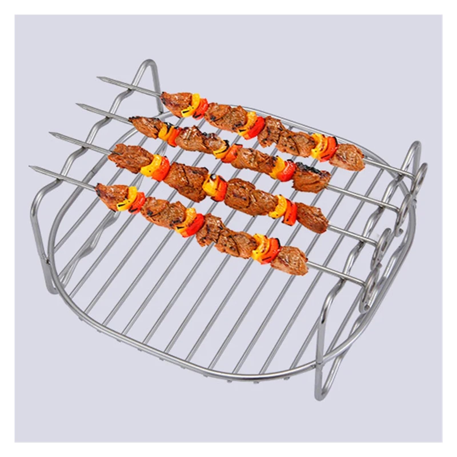 Stojak do gotowania na parze Air Fryer Stojak na szpikulce ze stali nierdzewnej Parowar do gotowania Grill do pieczenia Narzędzia kuchenne Naczynia kuchenne Akcesoria kuchenne(7 Inch)