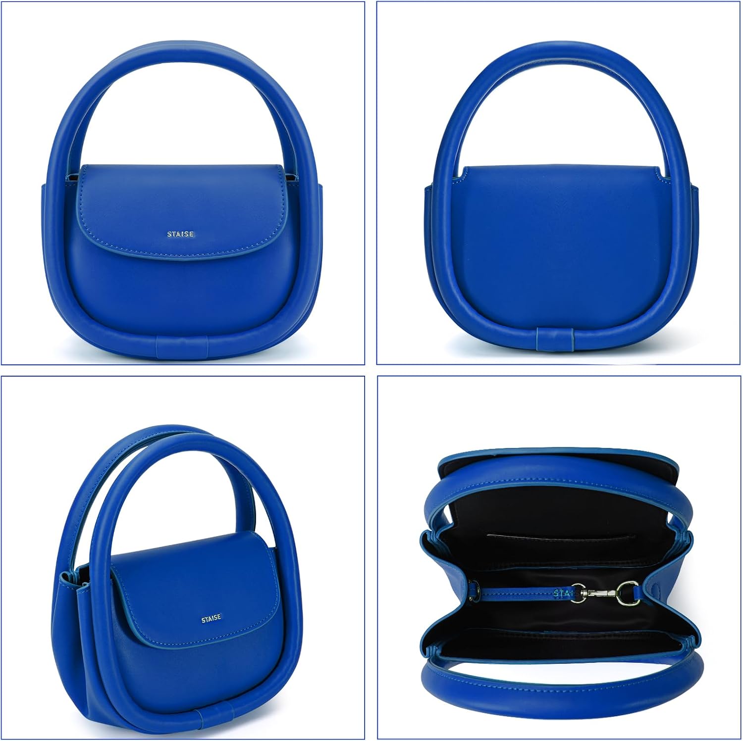 STAISE Designer Top Handle Shoulder Bags for Women, Trendy Mini Crossbody Purses, Women’s Leather Handbags with Straps