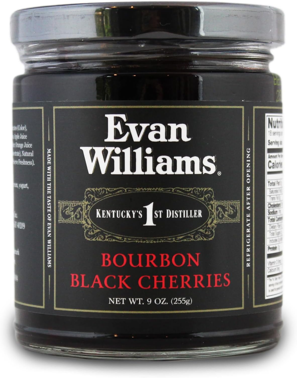 Evan Williams Bourbon Black Cherries