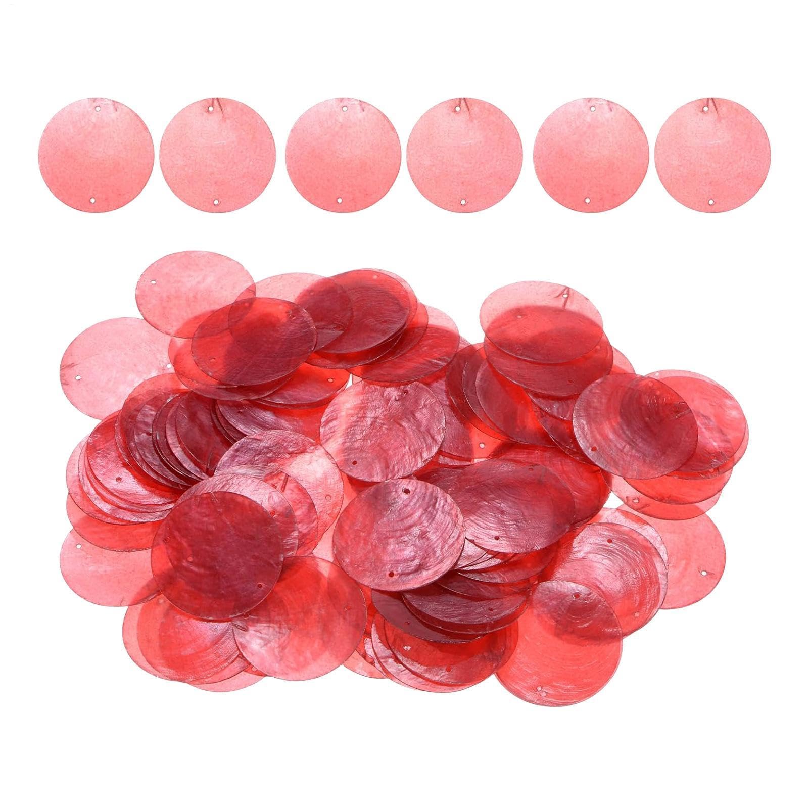 Coquillages plats ronds lot de 100 breloques au charme naturel unique