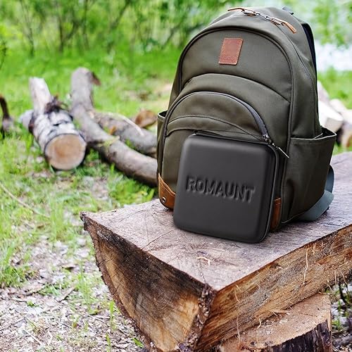 Miniatura 6 de ROMAUNT - Soporte para cápsulas de café compatible con K-Cup, accesorio para cafetera portátil de campamento, funda protectora de transporte de