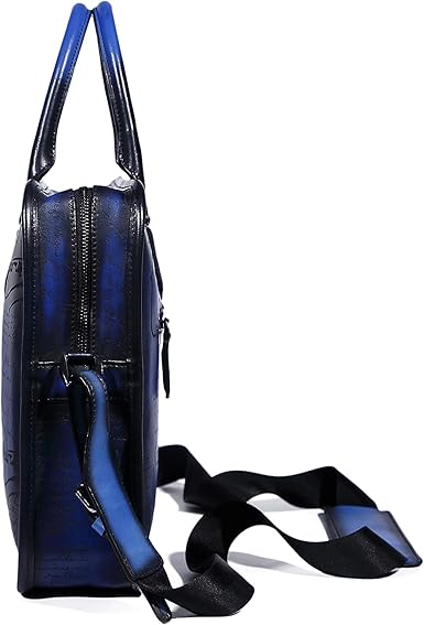 木村工房　kimura handmade ビジネスバッグ トート 青色ロゴ入り 木村工房 kimura handmade ビジネスバッグ トート 青色ロゴ入り Amazon