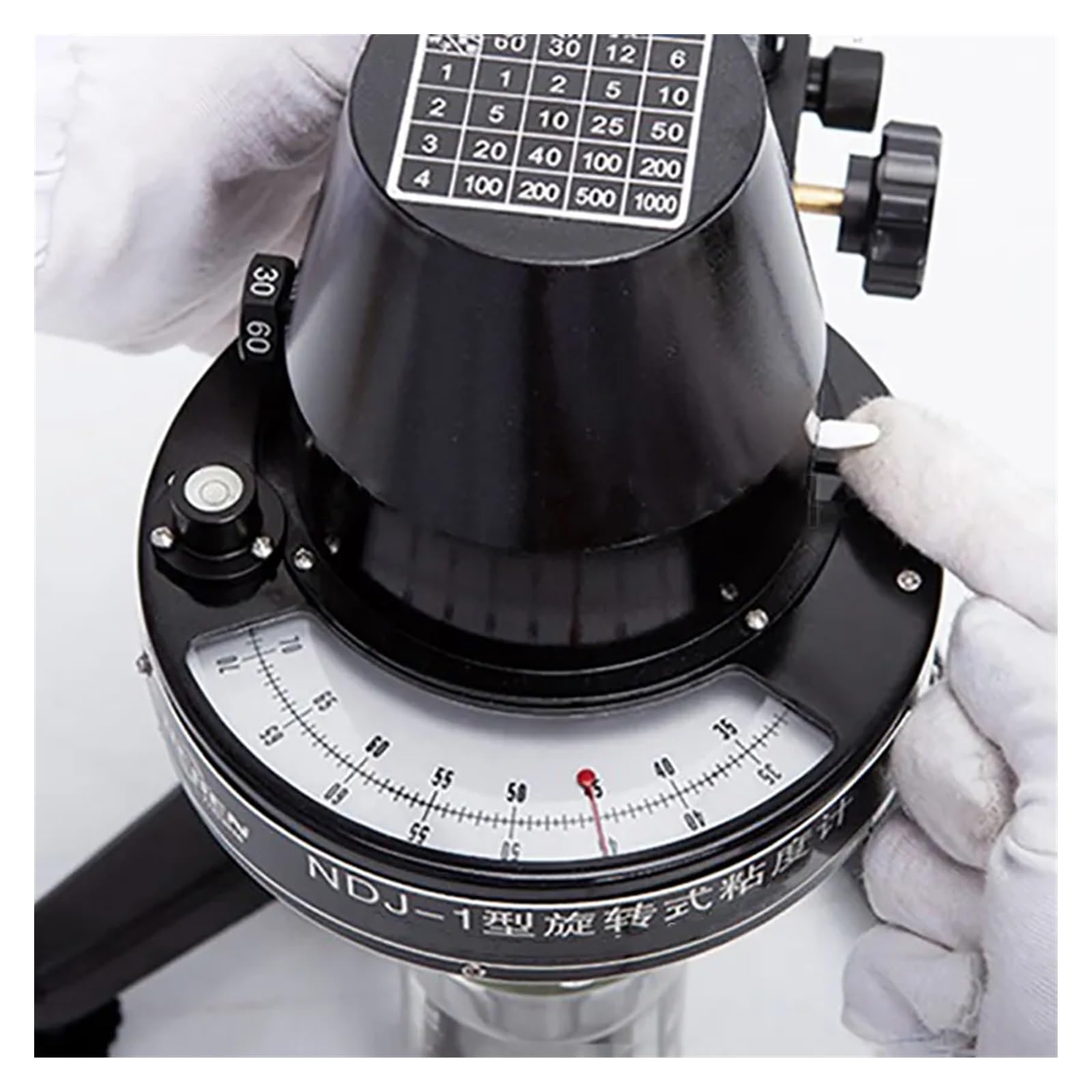 Viskositätsmessgerät, NDJ-1/ NDJ-4 Rotationsviskosimeter Viskosimeter Viskositätsmessgerät Fluidimer mit 1-4# Rotator Tragbares Viskositätsmessgerät Tester,Rotationsviskosimeter(NDJ-4)