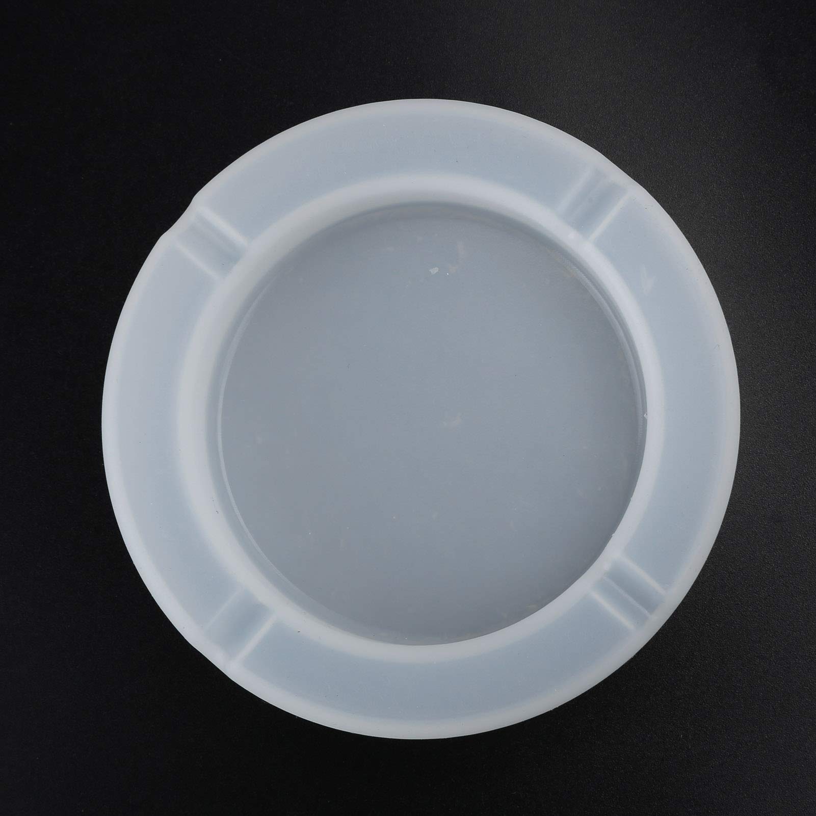 Ashtray Large Silicone Mould 1 Set Mirror Storage Box Round Crystal Enormous Storage Container Big Fungus Huge Cigarette Tray Resin Casting Molds - Image 3