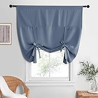 Vista 36 de NICETOWN Cortina Opaca para Ventana de Baño - Cortinas Enrollables de Privacidad con Aislamiento Térmico para Puerta de Vidrio/Ventana de Cocina