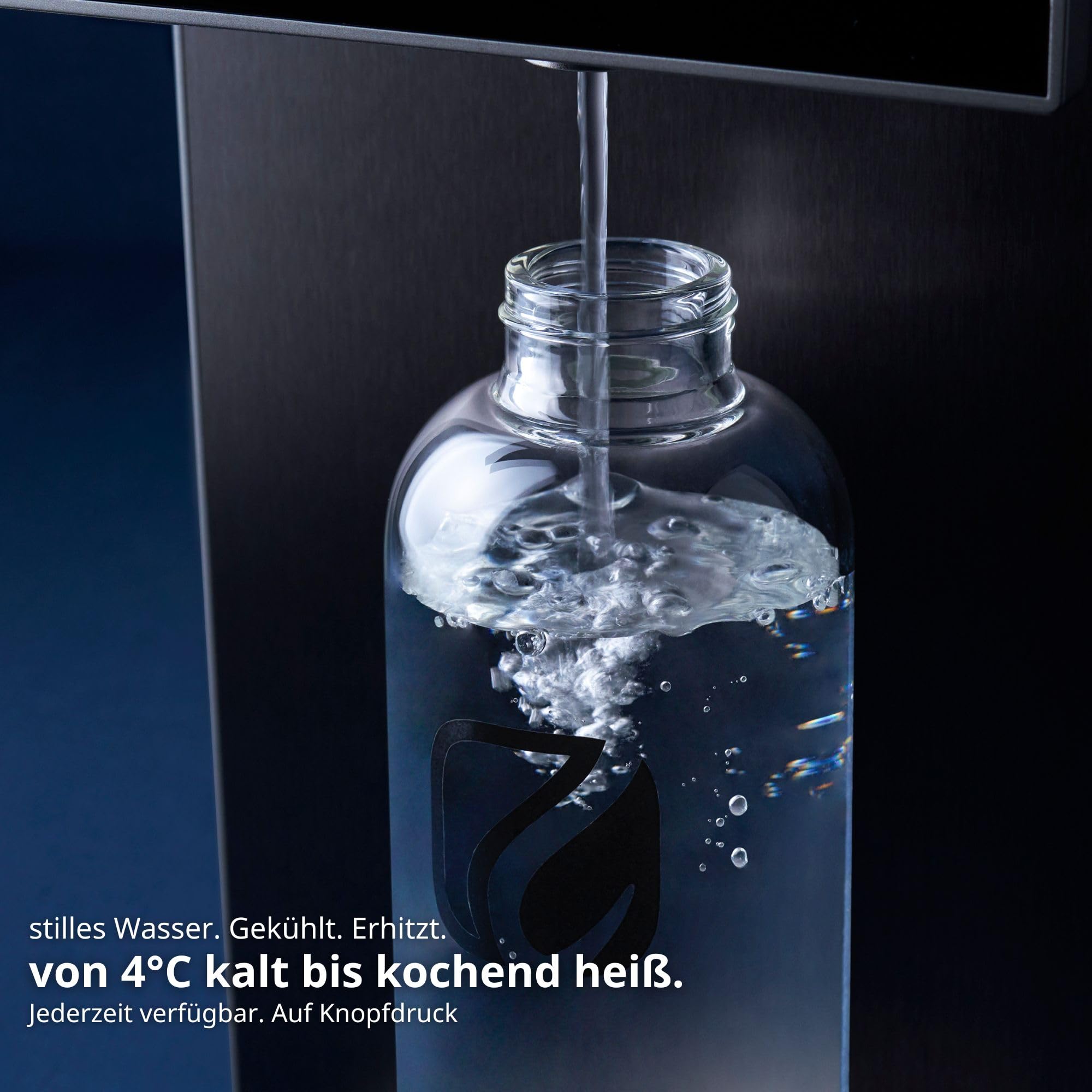 OsmoFresh Fusion Pro Auftisch Osmoseanlage mit 7x Filterung, Mineralisierung, 3-fach UV-C, Festwasseranschluss