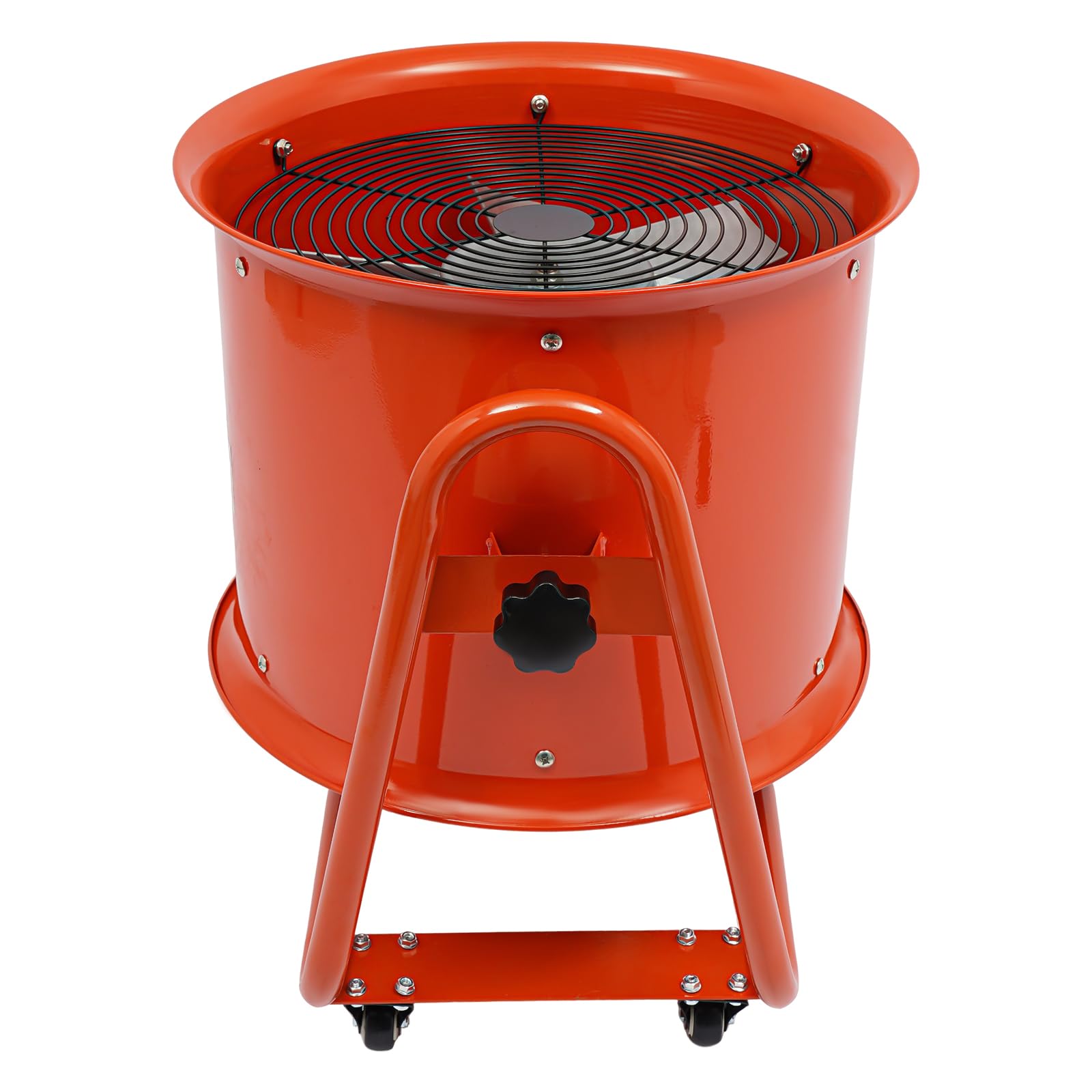 Bauventilator Ø400/450mm mit 1100W - Baugebläse 2800 U/min Axiallüfter Axialgebläse für schnelle Trocknung geräuscharm mit nur 74dB für Baustellen und Industrie (18 Zoll)