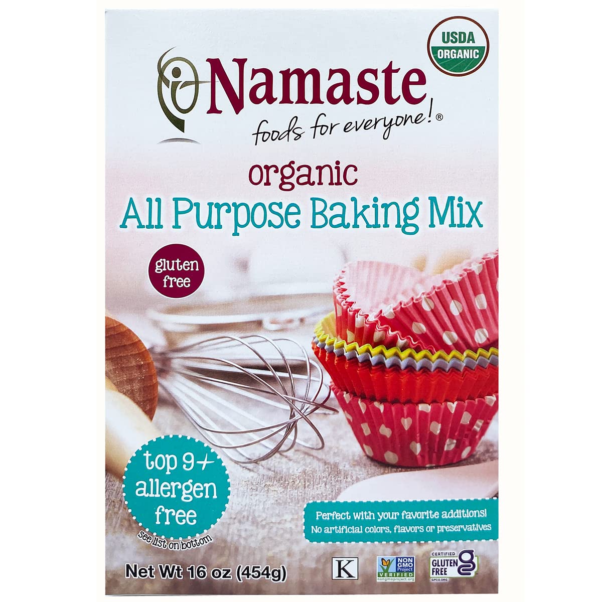 Namaste Foods Organic Gluten Free All Purpose Baking Mix, 16 ounces - Allergen Free