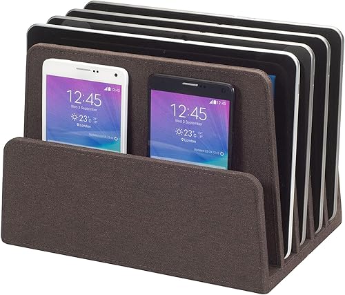 Miniatura 6 de MobileVision Executive - Organizador de carpetas de escritorio y bandeja de papel, 5 divisores de ranura